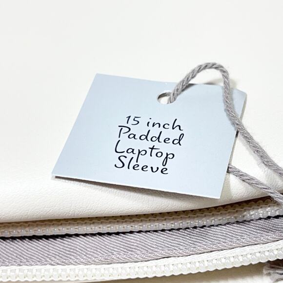 A New Day 15" Padded Laptop Sleeve Large Satchel Purse Bag Tote 17 x 13 New - Picture 7 of 7